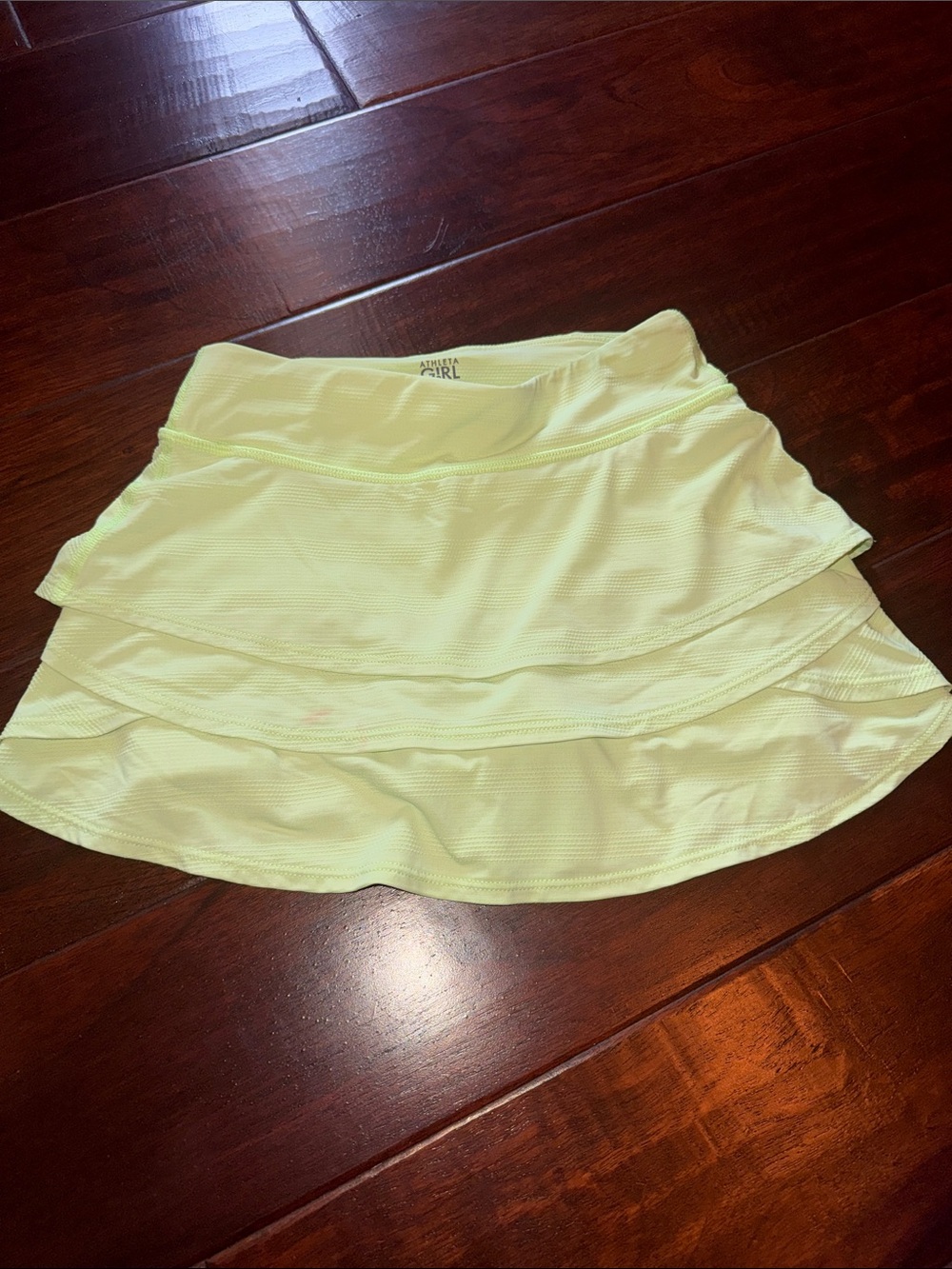 Athleta Girl yellow athletic skort